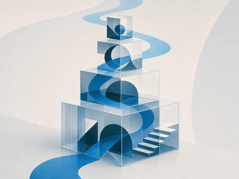 Illustration : échelle transparente — article Verdoreille