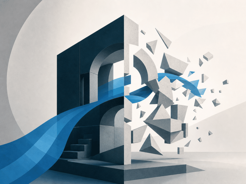 Illustration : double chemin de rénovation — article Verdoreille
