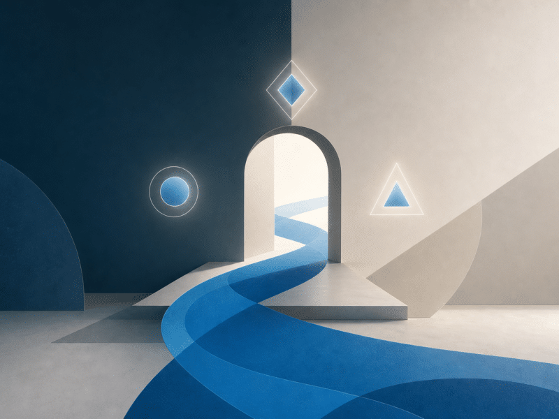 Illustration : trois repères avant la porte — article Verdoreille