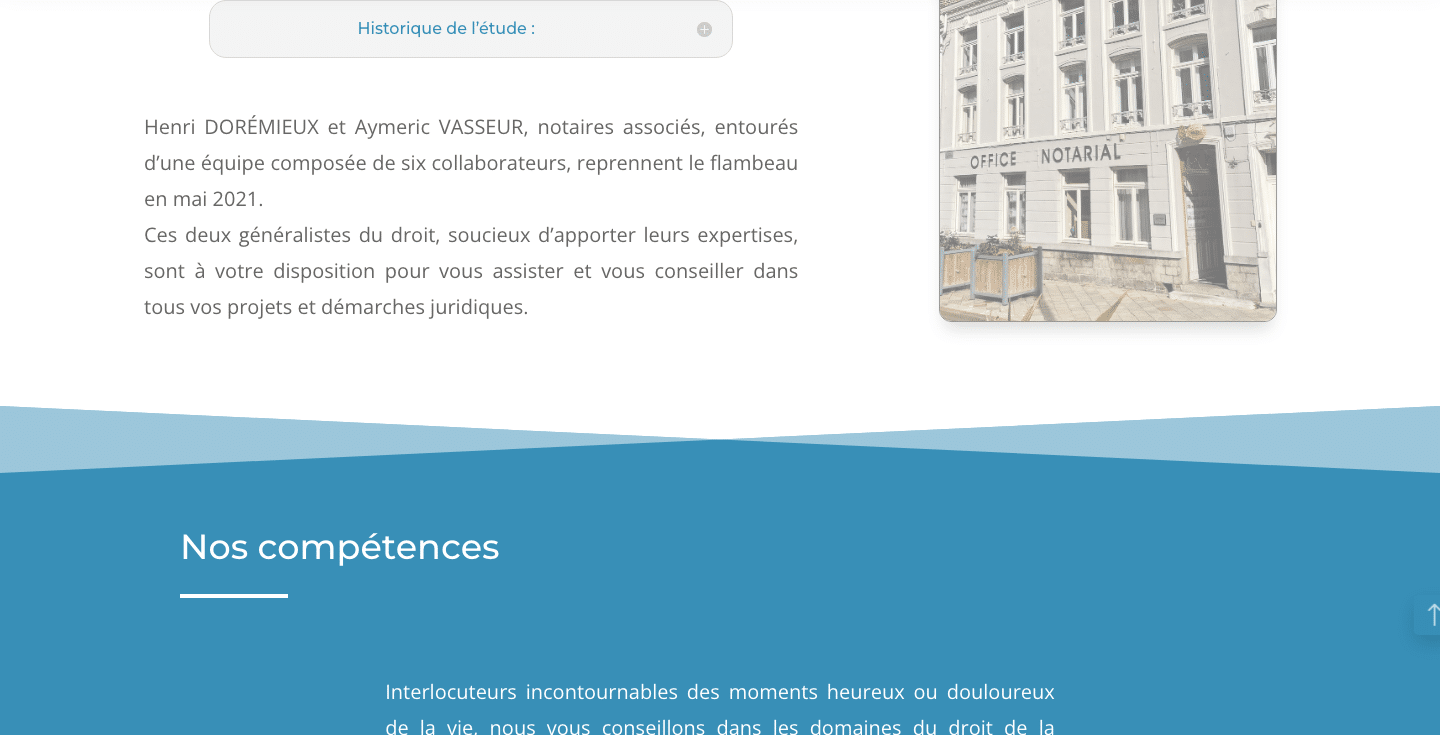Une étude ancrée depuis 1696, un site à son image