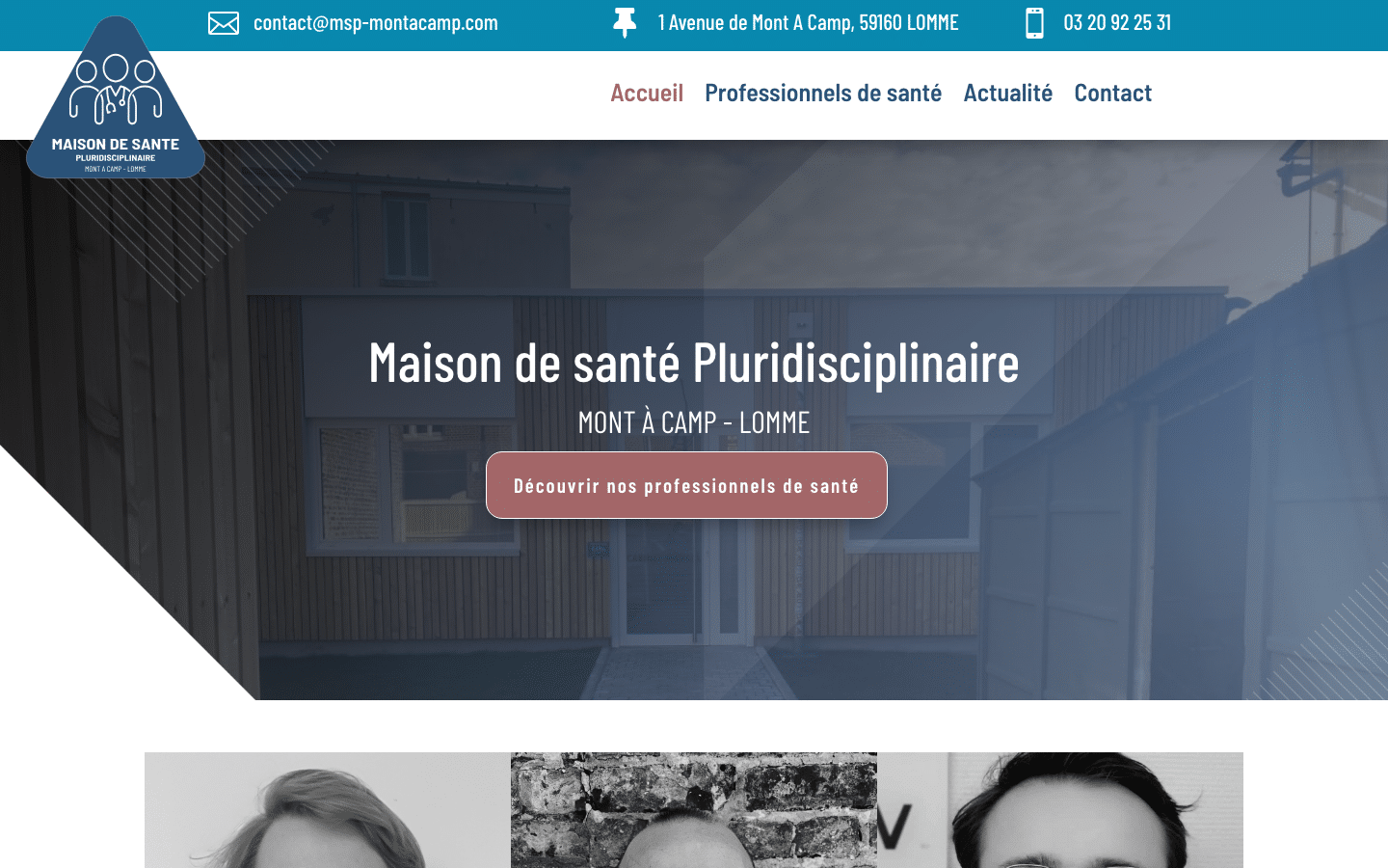 Un annuaire de santé clair pour une structure pluridisciplinaire